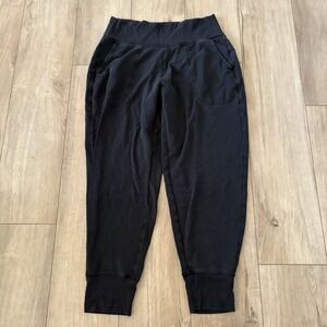 Athleta Coaster Luxe High Rise Jogger Sweatpants Black Size MP Athleisure Gym